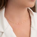Choker Coração Achatado